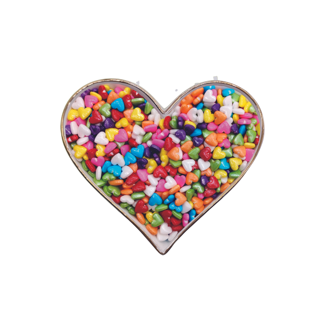 Sprinkles Small Multicolor Hearts